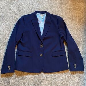 NWT J. Crew Women's Navy Blue Blazer, size 12 new with tags